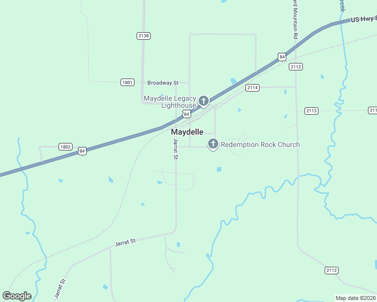 map of restaurants, bars, coffee shops, grocery stores, and more near 152 County Road 2131 in Rusk
