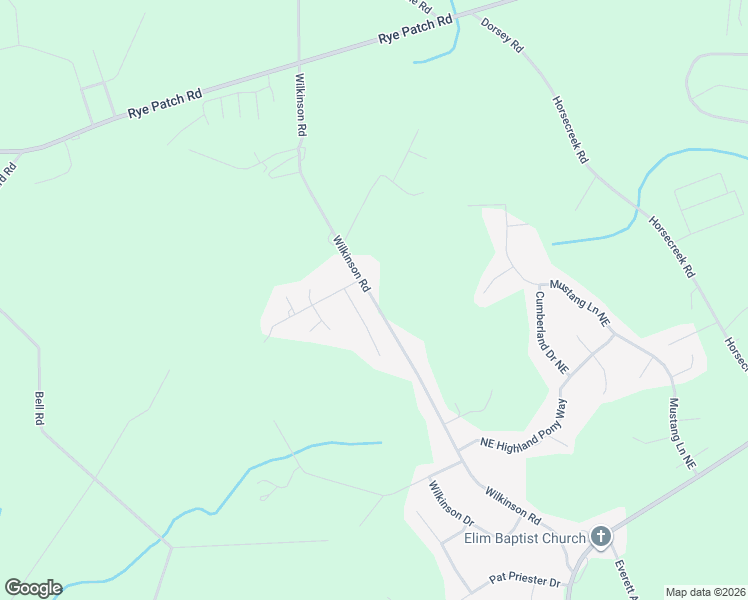 map of restaurants, bars, coffee shops, grocery stores, and more near Wilkinson Road in Ludowici