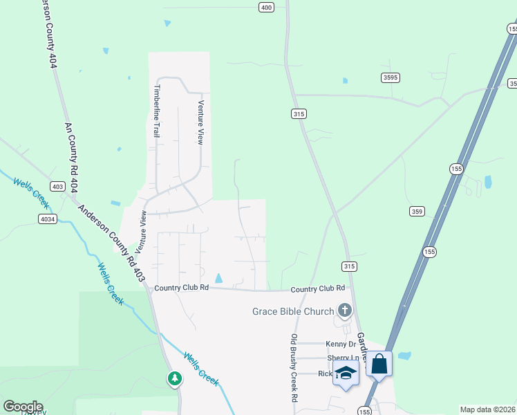 map of restaurants, bars, coffee shops, grocery stores, and more near 207 Saint Andrews in Palestine