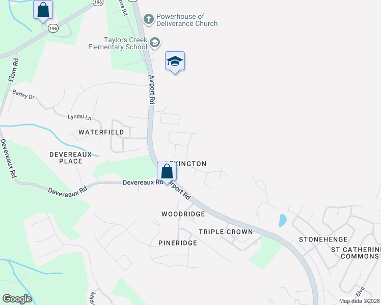 map of restaurants, bars, coffee shops, grocery stores, and more near 114 Westchester Lane in Hinesville