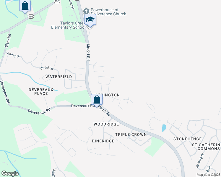 map of restaurants, bars, coffee shops, grocery stores, and more near 114 Westchester Lane in Hinesville