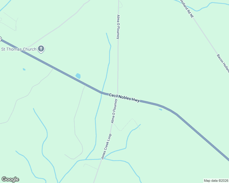 map of restaurants, bars, coffee shops, grocery stores, and more near 9048 Cecil Nobles Highway in Ludowici