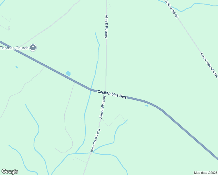 map of restaurants, bars, coffee shops, grocery stores, and more near 9048 Cecil Nobles Highway in Ludowici