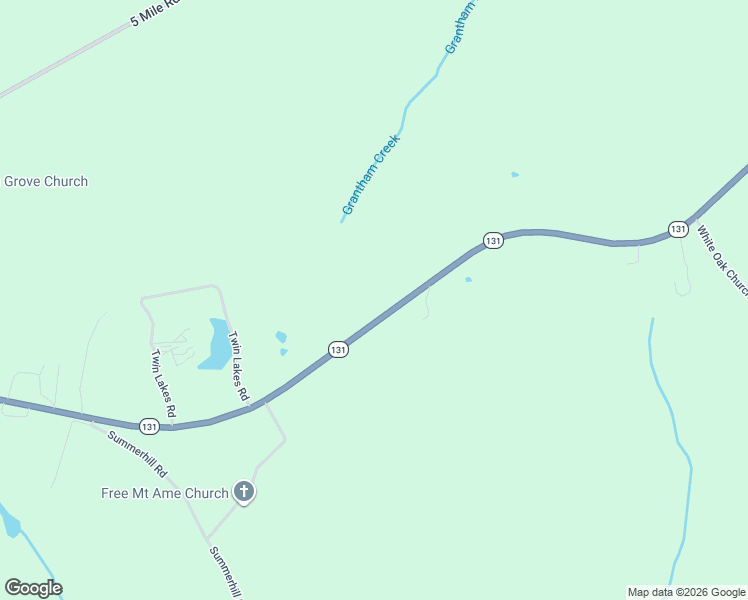 map of restaurants, bars, coffee shops, grocery stores, and more near 745 Alabama 131 in Eufaula