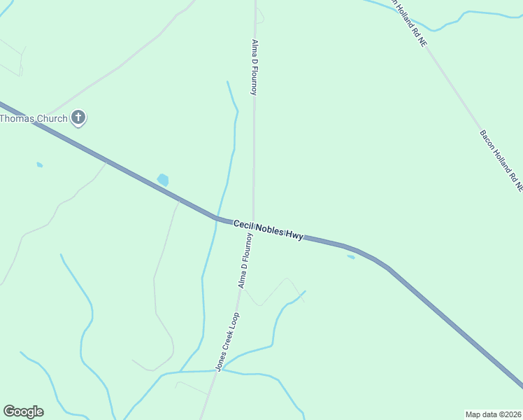 map of restaurants, bars, coffee shops, grocery stores, and more near 9048 Cecil Nobles Highway in Ludowici