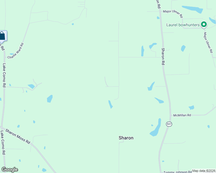 map of restaurants, bars, coffee shops, grocery stores, and more near 24 Harold Bush Road in Laurel