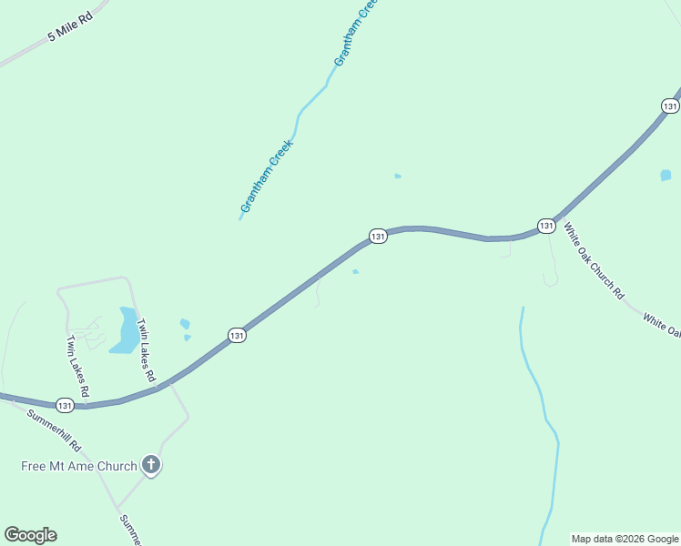 map of restaurants, bars, coffee shops, grocery stores, and more near 676 Alabama 131 in Eufaula