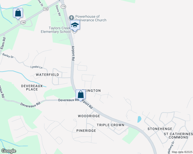 map of restaurants, bars, coffee shops, grocery stores, and more near 242 Slayton Circle in Hinesville