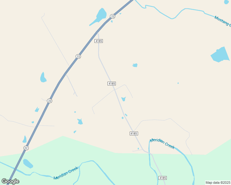 map of restaurants, bars, coffee shops, grocery stores, and more near County Road 4185 in Meridian