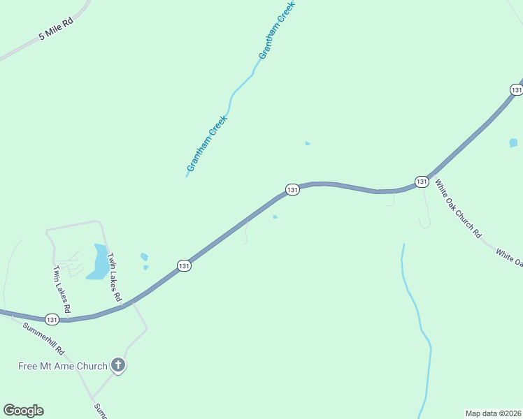map of restaurants, bars, coffee shops, grocery stores, and more near 676 Alabama 131 in Eufaula