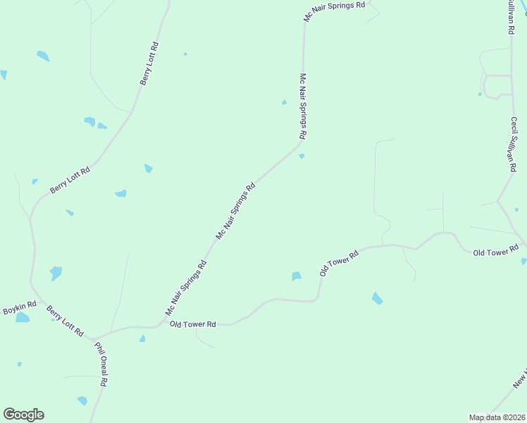 map of restaurants, bars, coffee shops, grocery stores, and more near 288 Mc Nair Springs Road in Magee