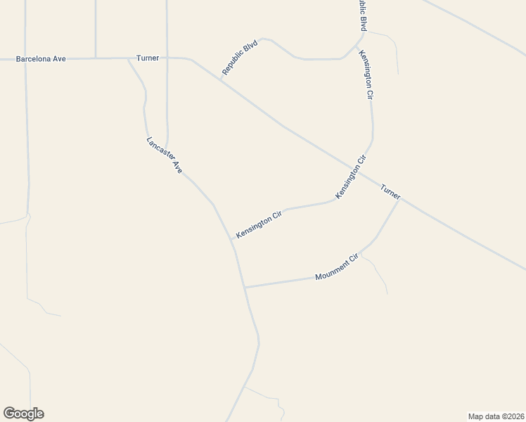 map of restaurants, bars, coffee shops, grocery stores, and more near Kensington Circle in El Paso