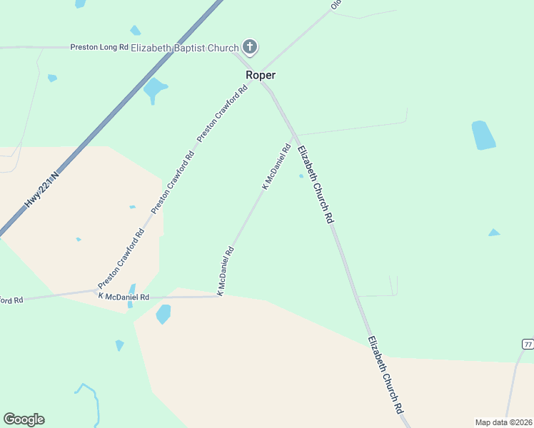 map of restaurants, bars, coffee shops, grocery stores, and more near 152 K McDaniel Road in Hazlehurst