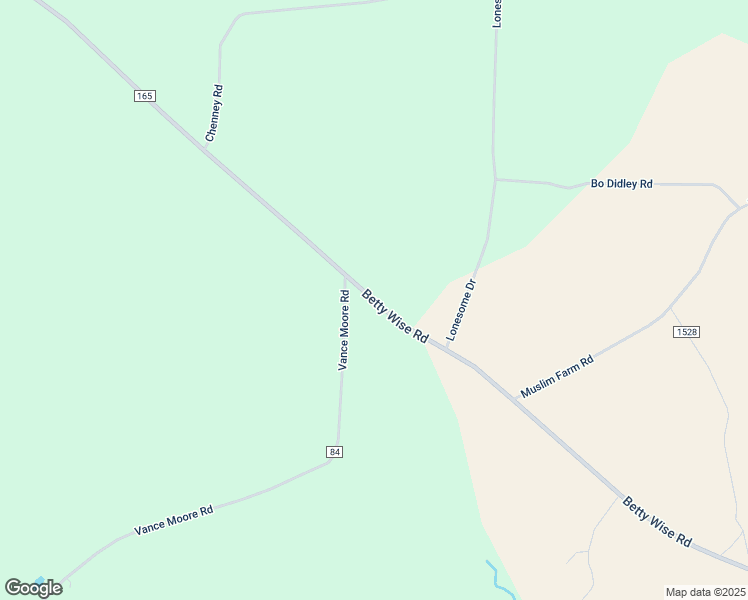 map of restaurants, bars, coffee shops, grocery stores, and more near 1612 Betty Wise Road in Bronwood