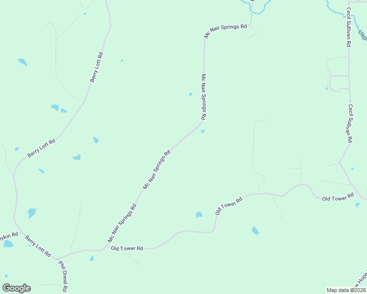 map of restaurants, bars, coffee shops, grocery stores, and more near 288 Mc Nair Springs Road in Magee