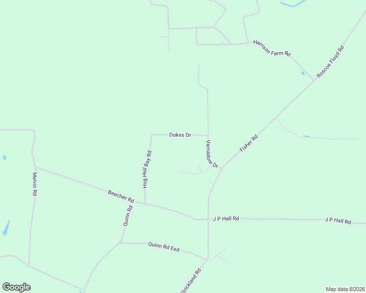 map of restaurants, bars, coffee shops, grocery stores, and more near 22 Dukes Drive in Hazlehurst