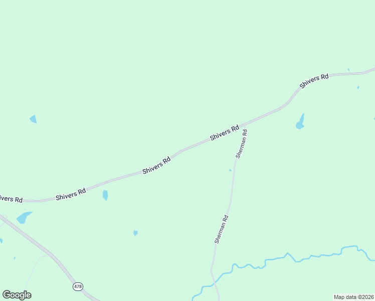 map of restaurants, bars, coffee shops, grocery stores, and more near 592-1104 Shivers Road in New Hebron