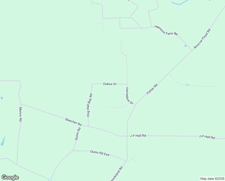 map of restaurants, bars, coffee shops, grocery stores, and more near 22 Dukes Drive in Hazlehurst