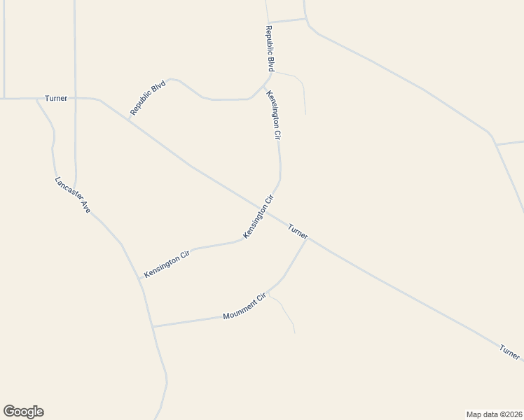 map of restaurants, bars, coffee shops, grocery stores, and more near Kensington Circle in El Paso