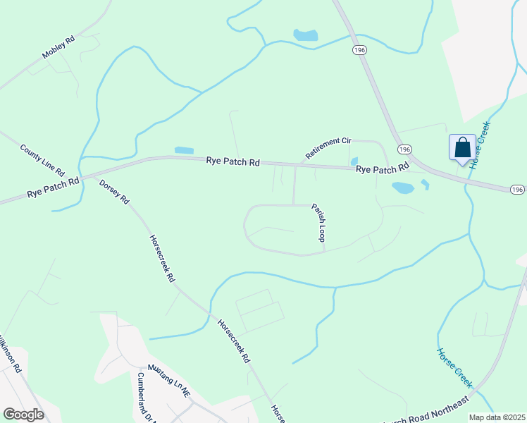 map of restaurants, bars, coffee shops, grocery stores, and more near 108 Parish Loop in Hinesville