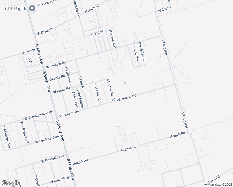 map of restaurants, bars, coffee shops, grocery stores, and more near 444 Brunswick Road in Odessa