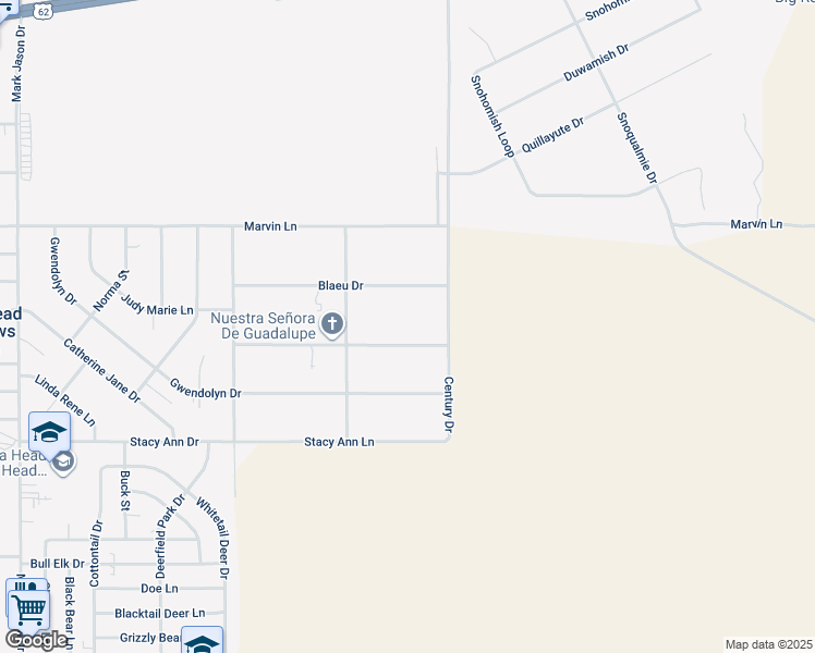 map of restaurants, bars, coffee shops, grocery stores, and more near 15181 Jacob Kuechler Drive in El Paso