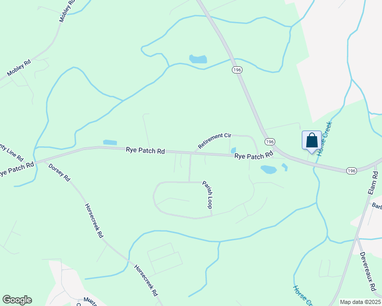 map of restaurants, bars, coffee shops, grocery stores, and more near 342 Rye Patch Road in Hinesville