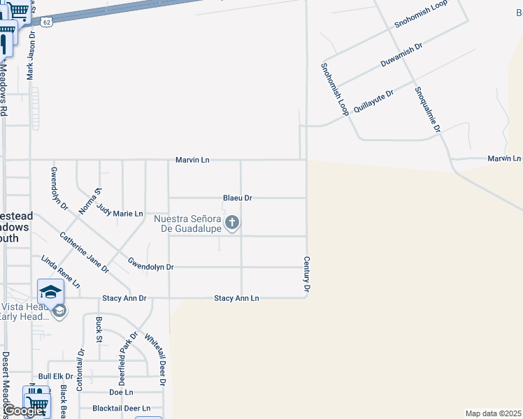 map of restaurants, bars, coffee shops, grocery stores, and more near 15130 Blaeu Drive in El Paso
