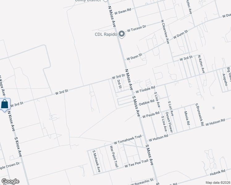 map of restaurants, bars, coffee shops, grocery stores, and more near 200 Estacado Drive in Odessa