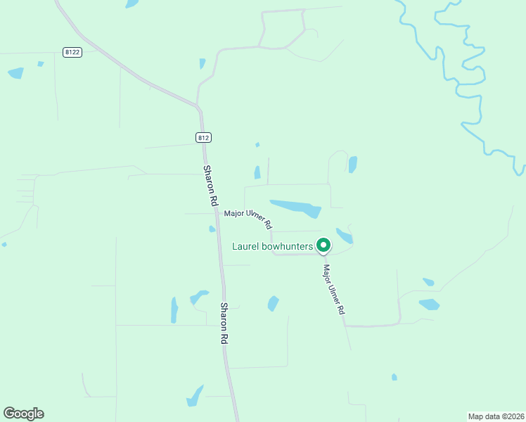 map of restaurants, bars, coffee shops, grocery stores, and more near 27 Major Ulmer Road in Laurel