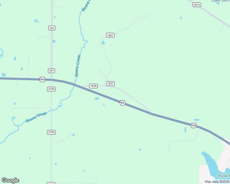 map of restaurants, bars, coffee shops, grocery stores, and more near 471 County Road 1626 in Rusk
