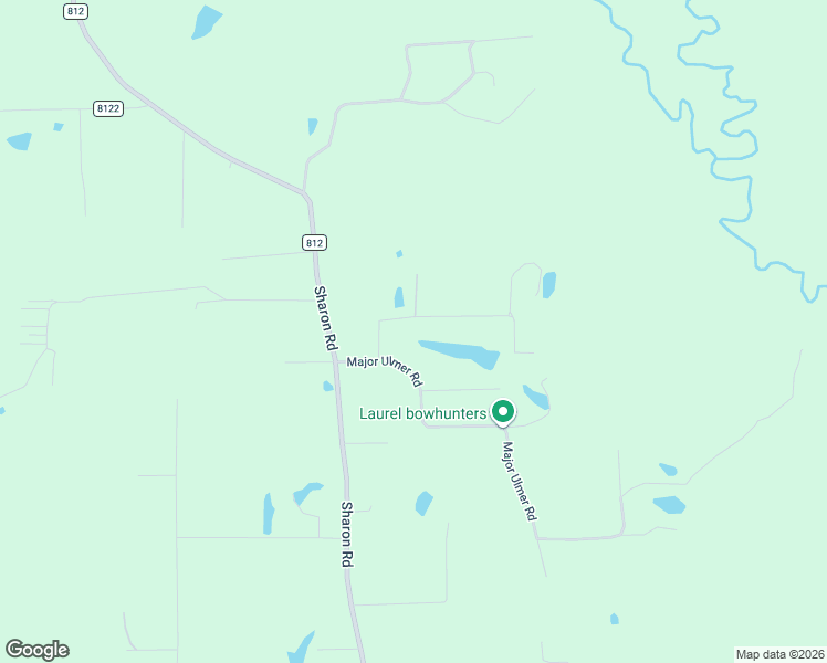 map of restaurants, bars, coffee shops, grocery stores, and more near Dean Matthews Road in Laurel