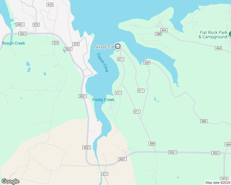 map of restaurants, bars, coffee shops, grocery stores, and more near 221 County Road 611 in Brownwood