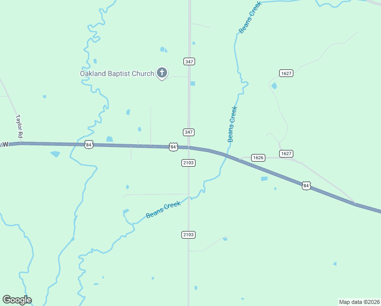 map of restaurants, bars, coffee shops, grocery stores, and more near 10970 U.S. 84 in Rusk