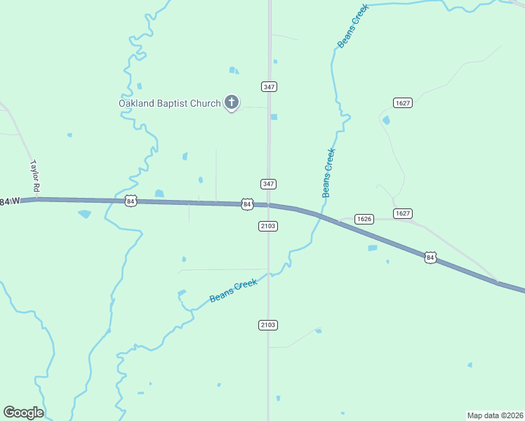 map of restaurants, bars, coffee shops, grocery stores, and more near 10970 U.S. 84 in Rusk