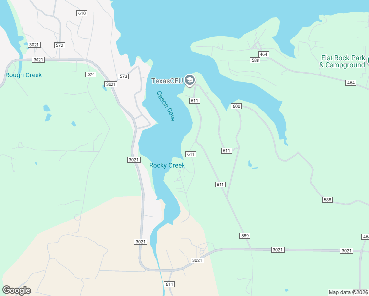 map of restaurants, bars, coffee shops, grocery stores, and more near 221 County Road 611 in Brownwood