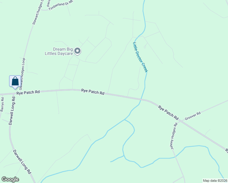 map of restaurants, bars, coffee shops, grocery stores, and more near 14 Levy A Ray Road Northeast in Ludowici