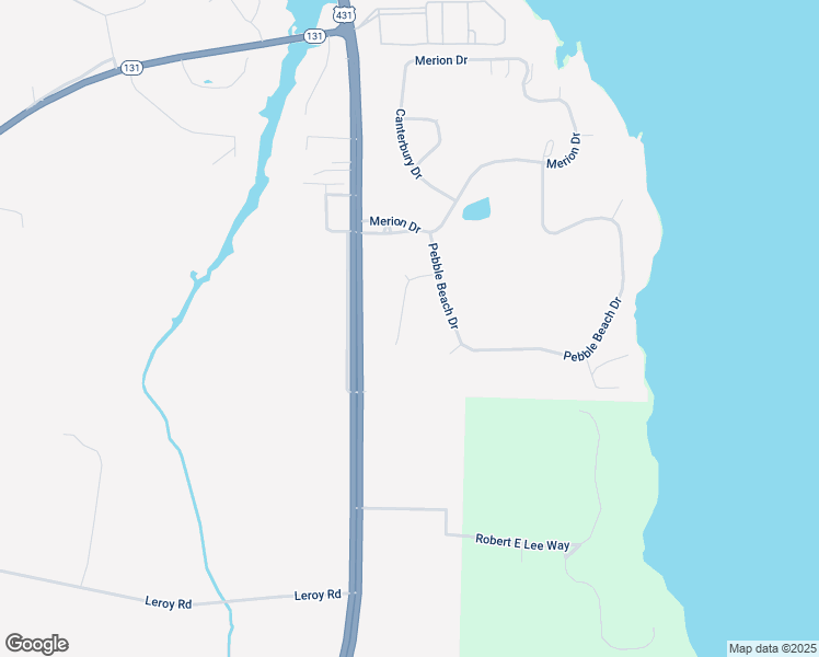map of restaurants, bars, coffee shops, grocery stores, and more near 117 Baltusrol Avenue in Eufaula