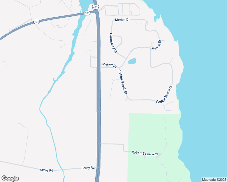 map of restaurants, bars, coffee shops, grocery stores, and more near 117 Baltusrol Avenue in Eufaula