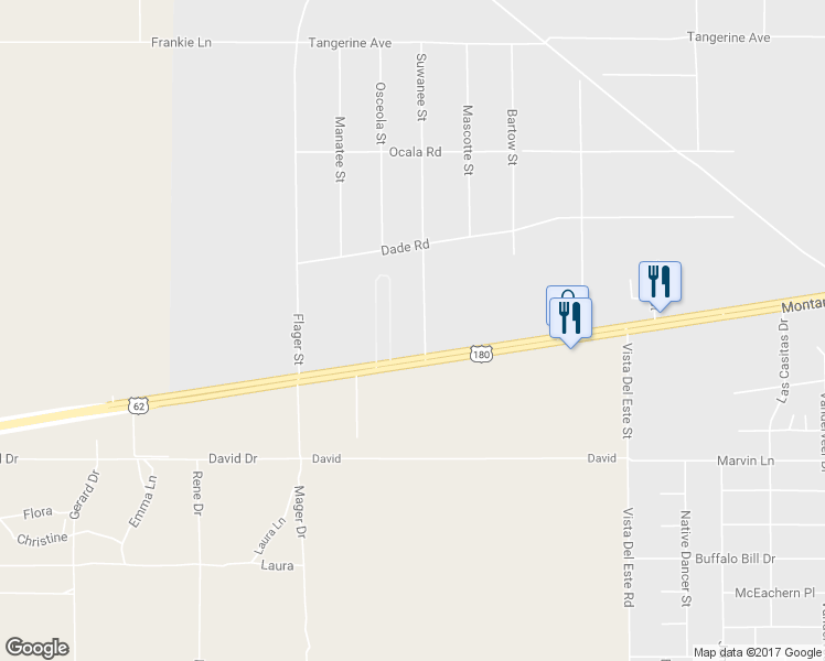 map of restaurants, bars, coffee shops, grocery stores, and more near 13995 Montana Avenue in El Paso