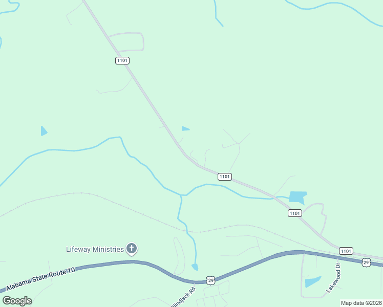 map of restaurants, bars, coffee shops, grocery stores, and more near 596 County Road 1101 in Troy