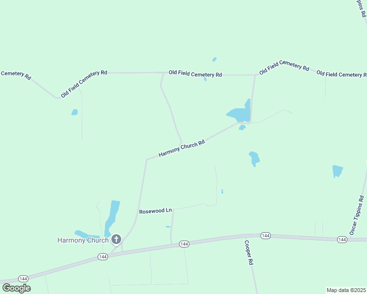 map of restaurants, bars, coffee shops, grocery stores, and more near 1086-1204 Harmony Church Road in Baxley