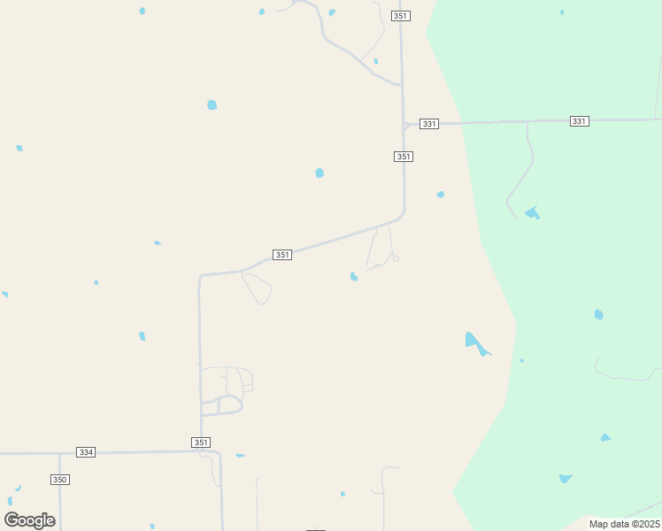 map of restaurants, bars, coffee shops, grocery stores, and more near 8100 County Road 351 in Blanket