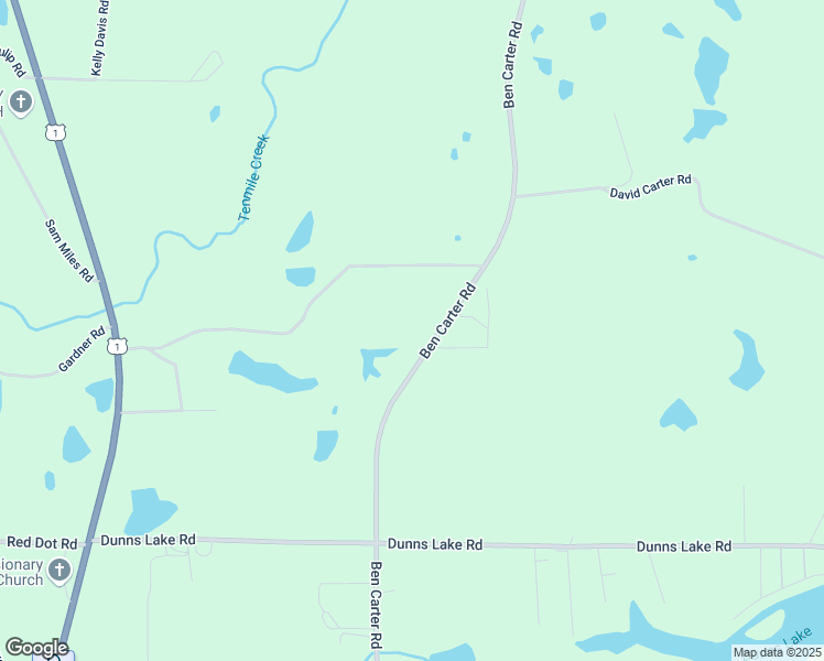 map of restaurants, bars, coffee shops, grocery stores, and more near 2329 Ben Carter Road in Baxley
