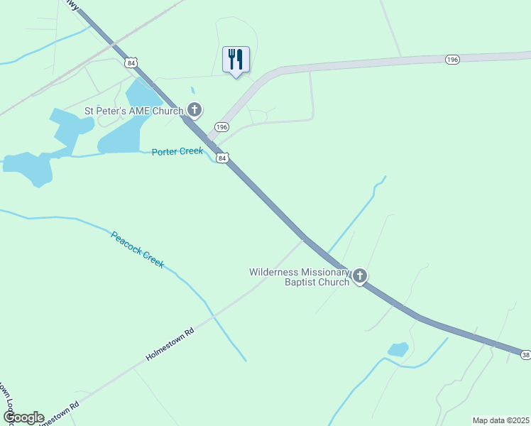 map of restaurants, bars, coffee shops, grocery stores, and more near 5700-5734 East Oglethorpe Highway in Midway