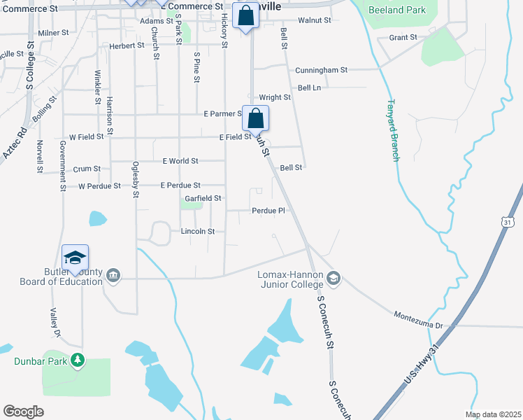 map of restaurants, bars, coffee shops, grocery stores, and more near 448 Perdue Place in Greenville