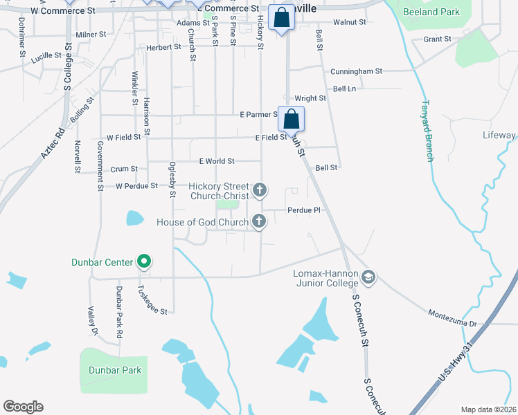 map of restaurants, bars, coffee shops, grocery stores, and more near 806 Hickory Street in Greenville