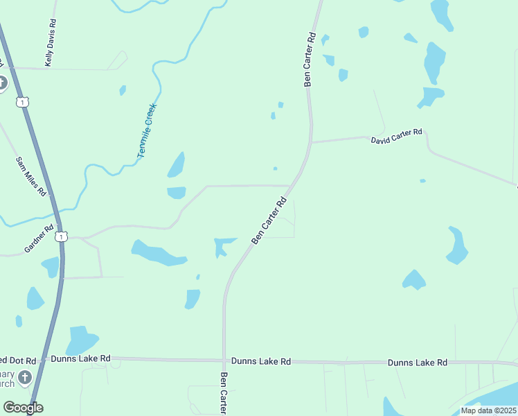 map of restaurants, bars, coffee shops, grocery stores, and more near 2329 Ben Carter Road in Baxley