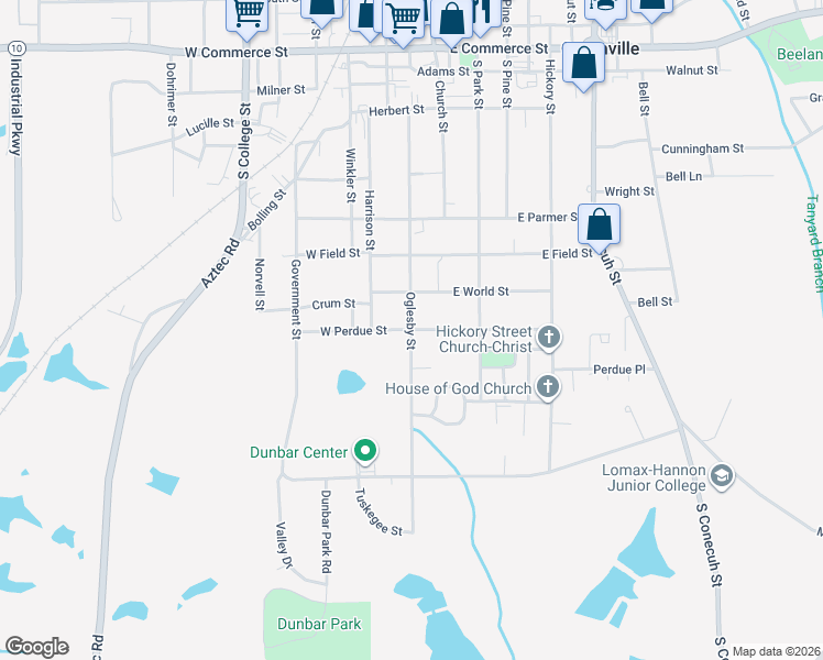 map of restaurants, bars, coffee shops, grocery stores, and more near 699 Oglesby St in Greenville