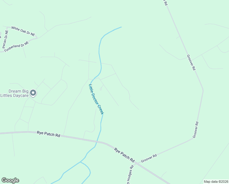 map of restaurants, bars, coffee shops, grocery stores, and more near 205 Cathy Road Northeast in Ludowici